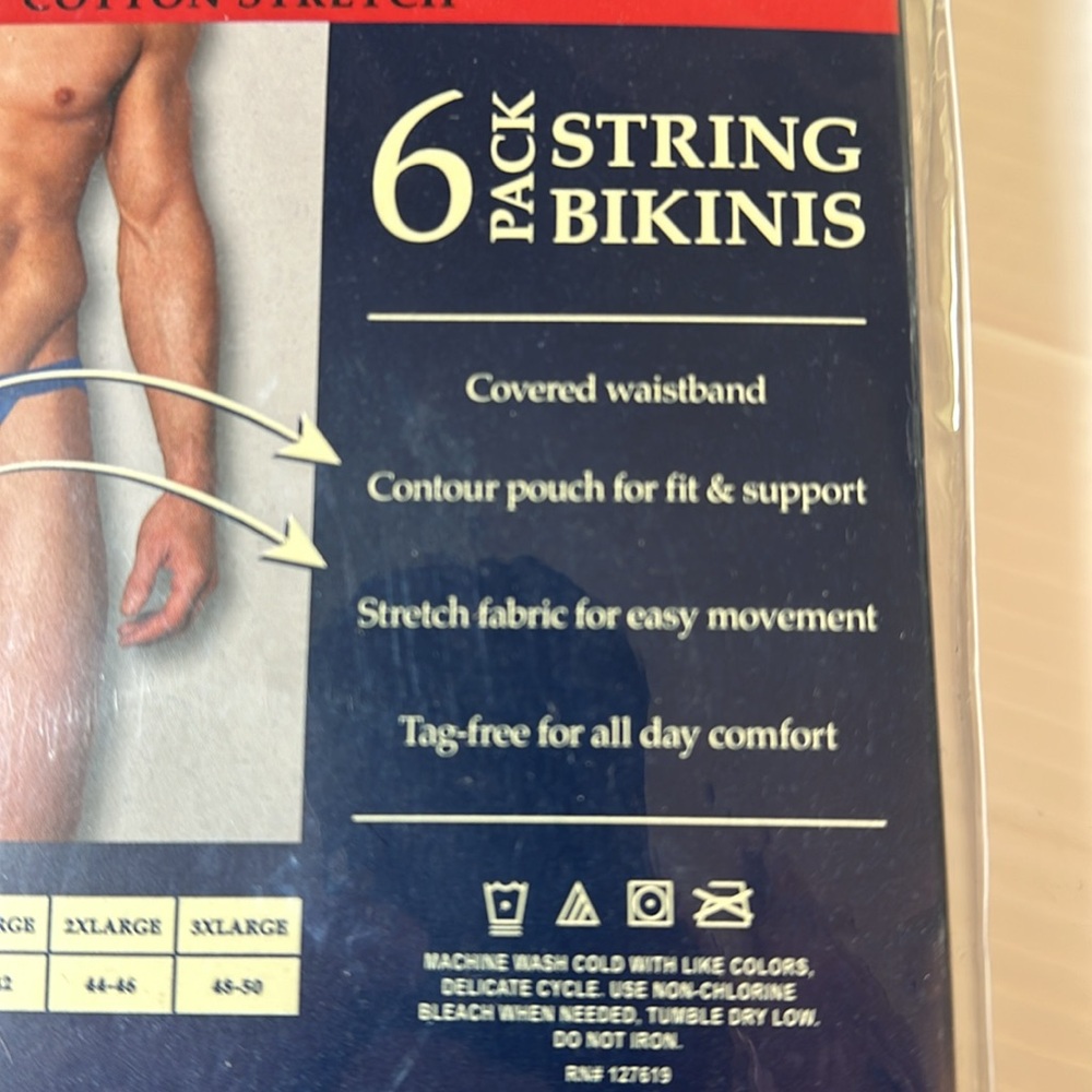 NWT 6-PK U.S. Polo Assn. String Bikini XL - Picture 7 of 8